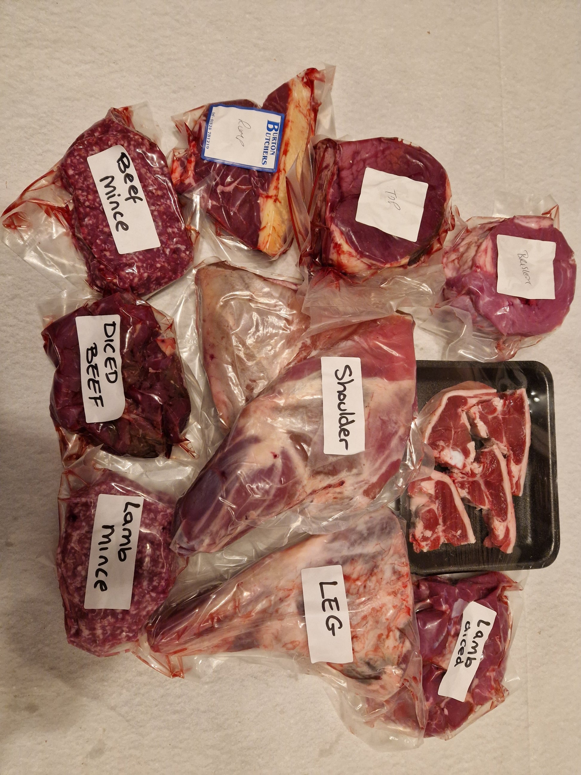 Lamb and beef mixed box