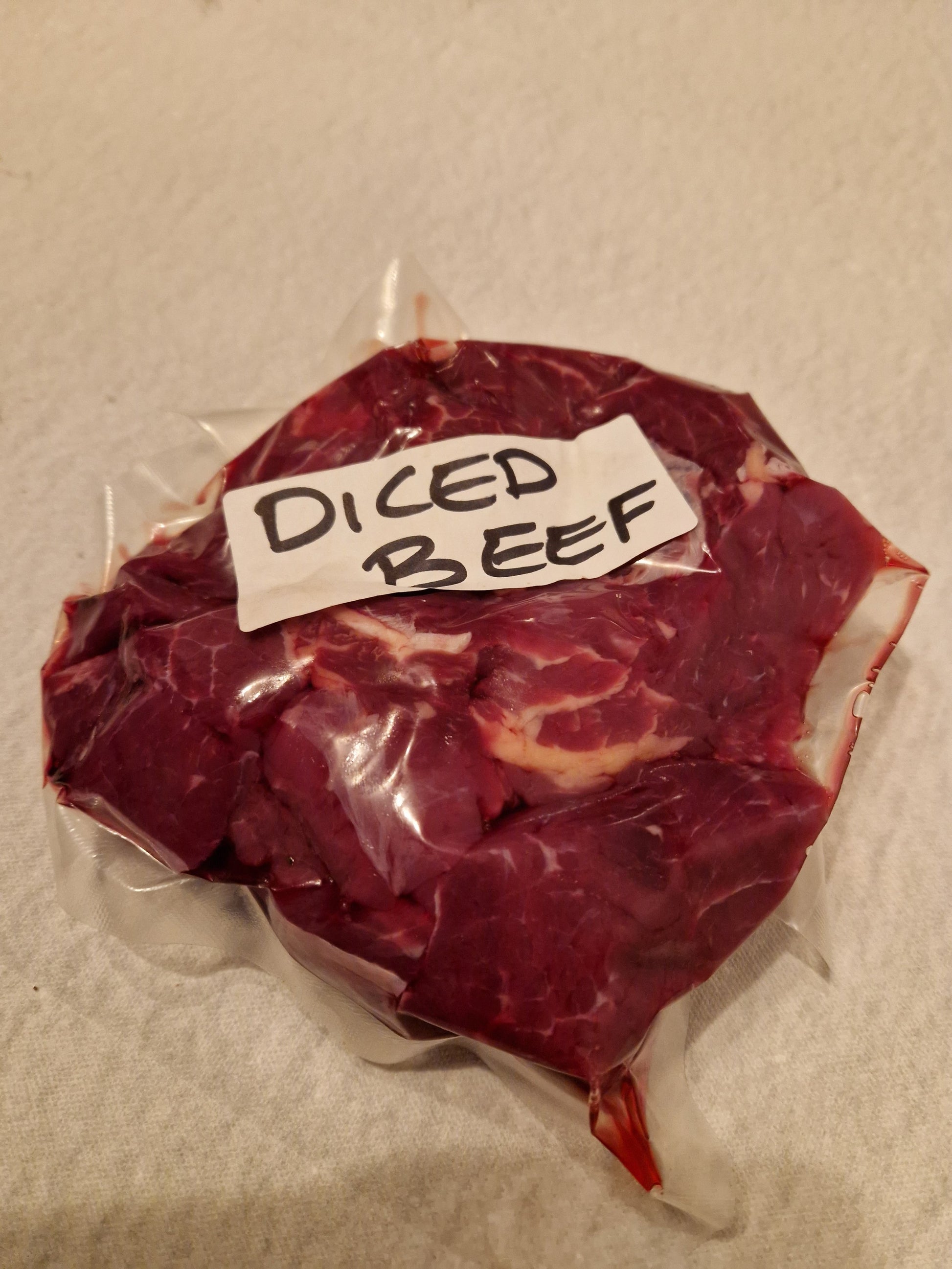 Diced Beef