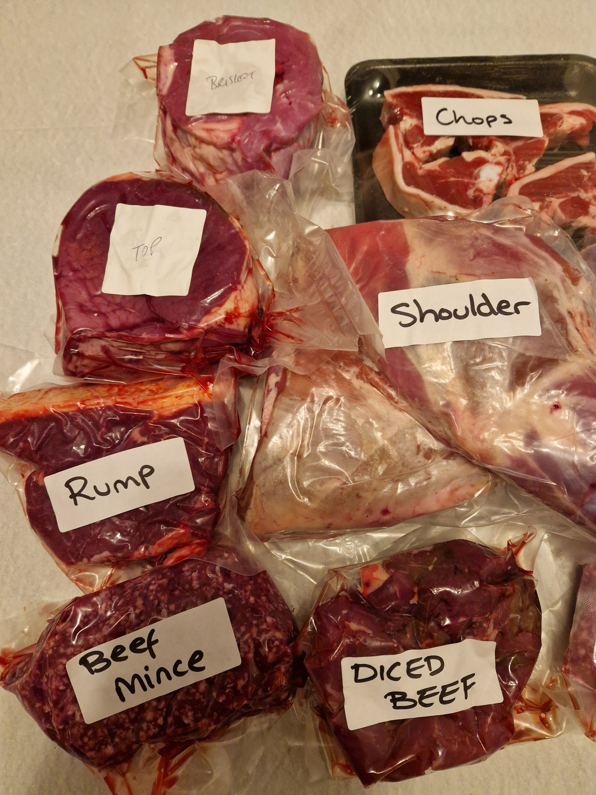 Lamb and beef mixed box